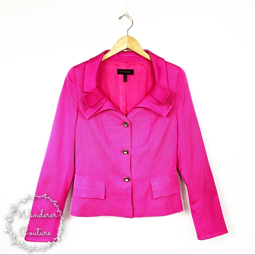 Escada Bright Fuschia Blazer